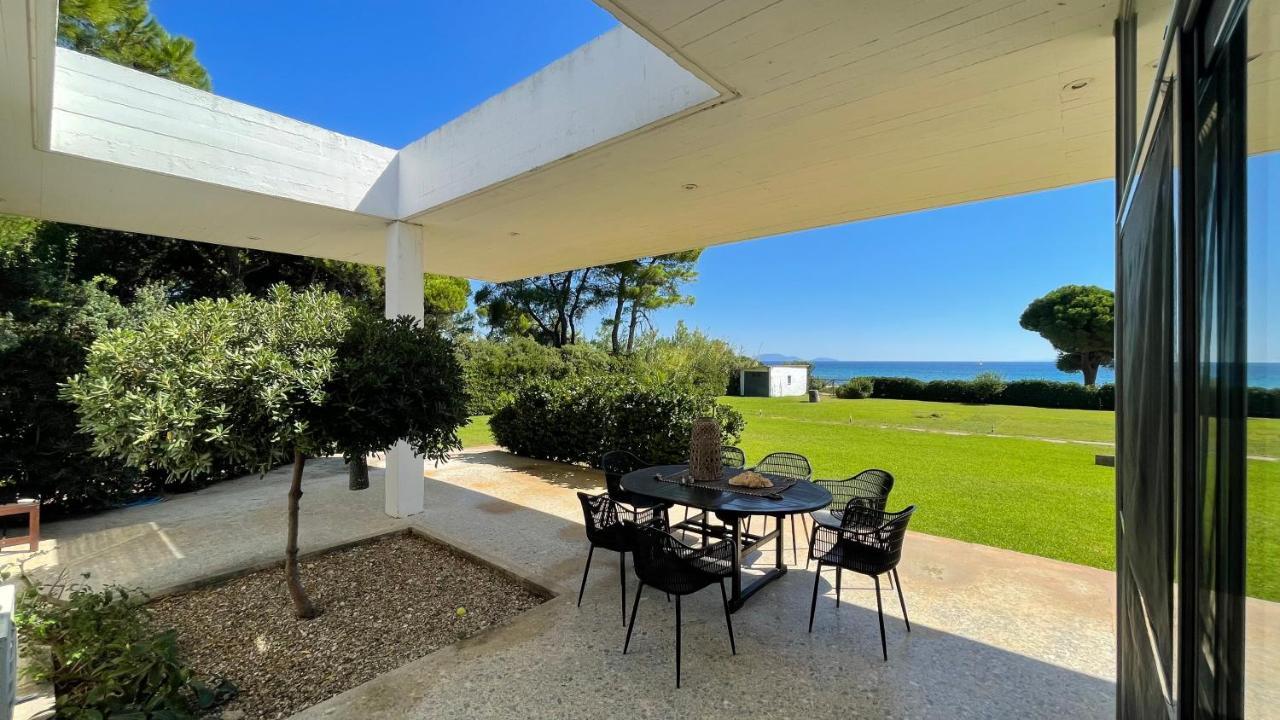 Beachfront Villa Hoopoe Schinias, Marathon المظهر الخارجي الصورة