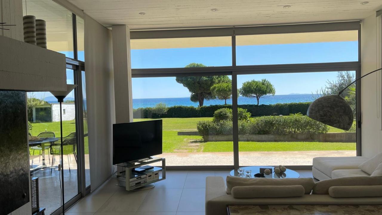 Beachfront Villa Hoopoe Schinias, Marathon المظهر الخارجي الصورة