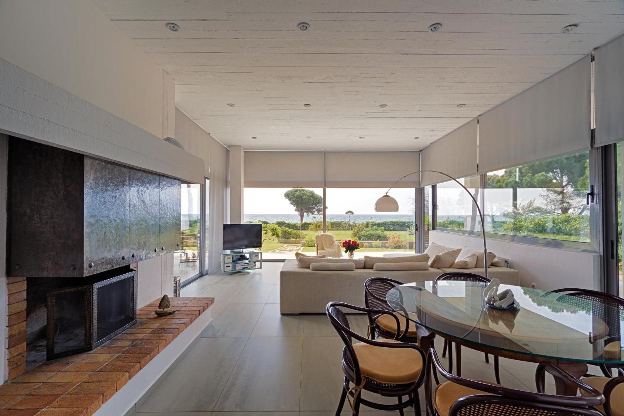 Beachfront Villa Hoopoe Schinias, Marathon المظهر الخارجي الصورة